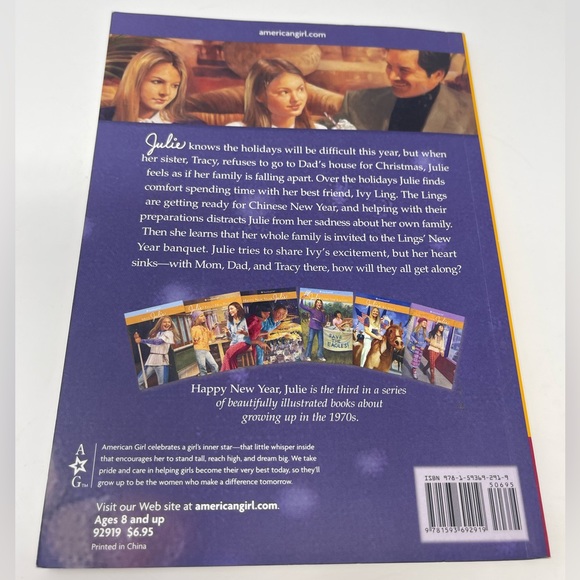 3/$15 AMERICAN GIRL: Happy New Year, Julie. Book 3 - Picture 2 of 4